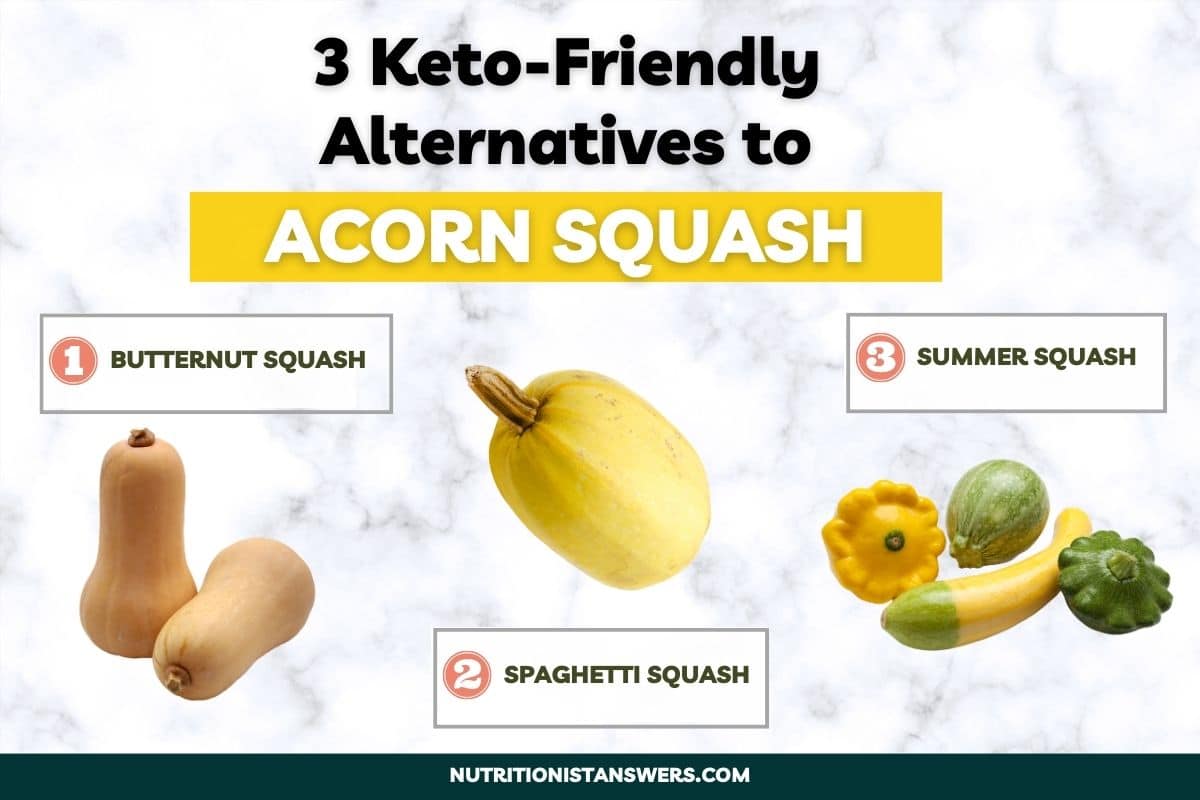 Three keto-friendly alternatives to acorn squash