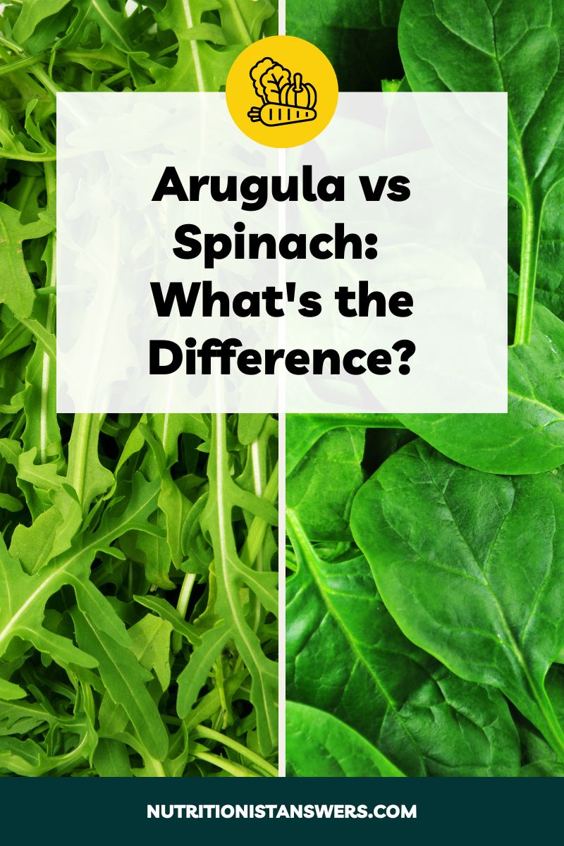 Arugula vs Spinach: What’s the Difference?