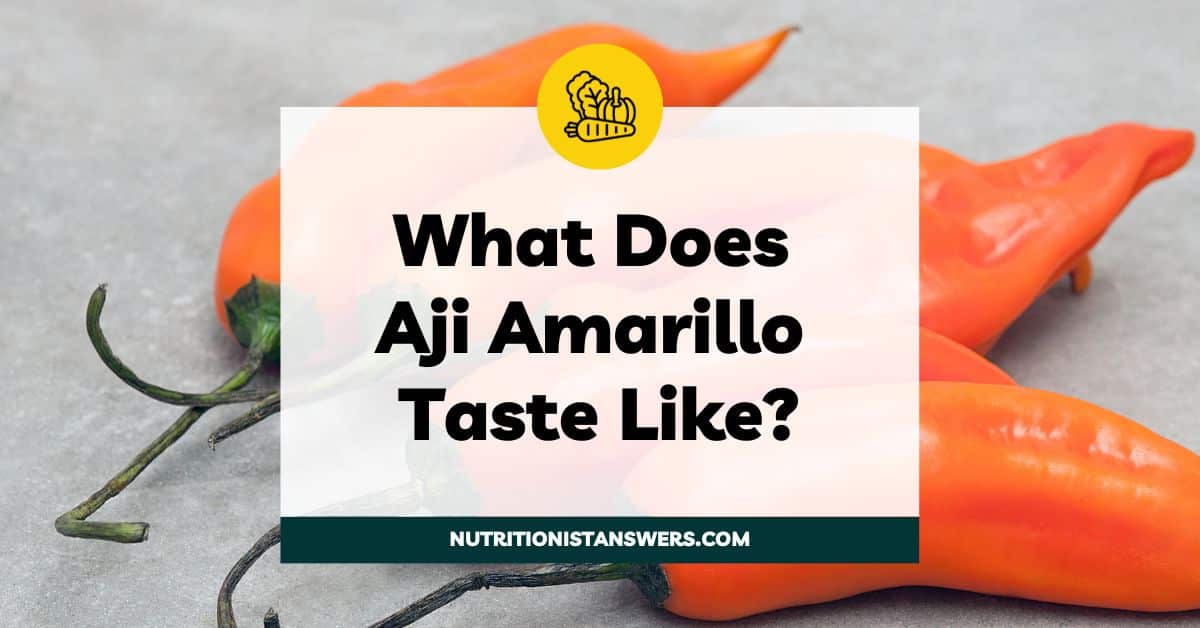 What does aji amarillo taste like?